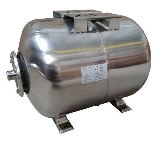 Vas de expansiune orizontal din inox HDR Capacitate 50l