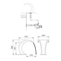 Cascada Bali Pentru Piscina AISI-316 mat