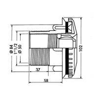 Duza refulare de perete  pentru piscina cu finisaj liner HAYWARD Multiflow