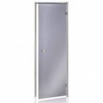 Usa aluminiu baie aburi sticla gri 7 x 20