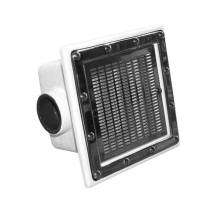 Sifon patrat pentru piscina cu finisaj liner 355x355 grila inox 304 - D75